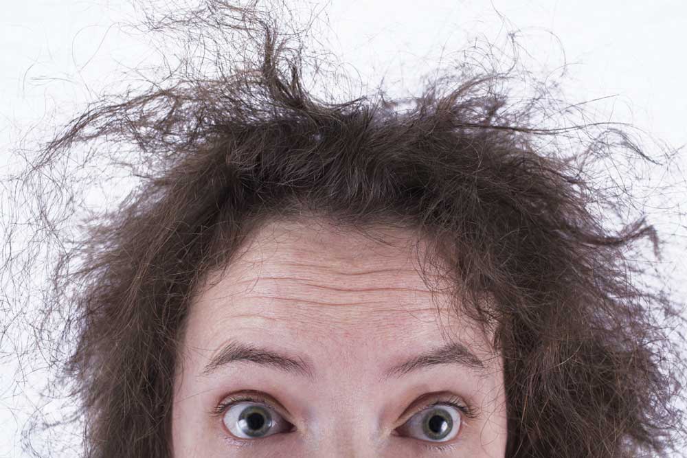 راه های جلوگیری از وز شدن مو