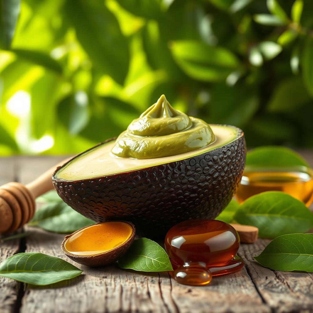 ماسک آووکادو برای درخشندگی مو