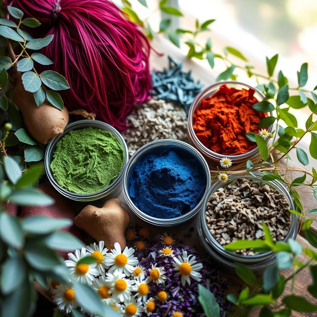 مزایای استفاده از مواد طبیعی برای رنگ کردن مو