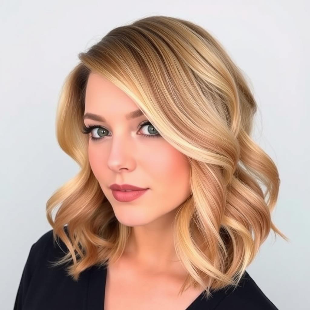 مدل مو برای صورت مستطیلی