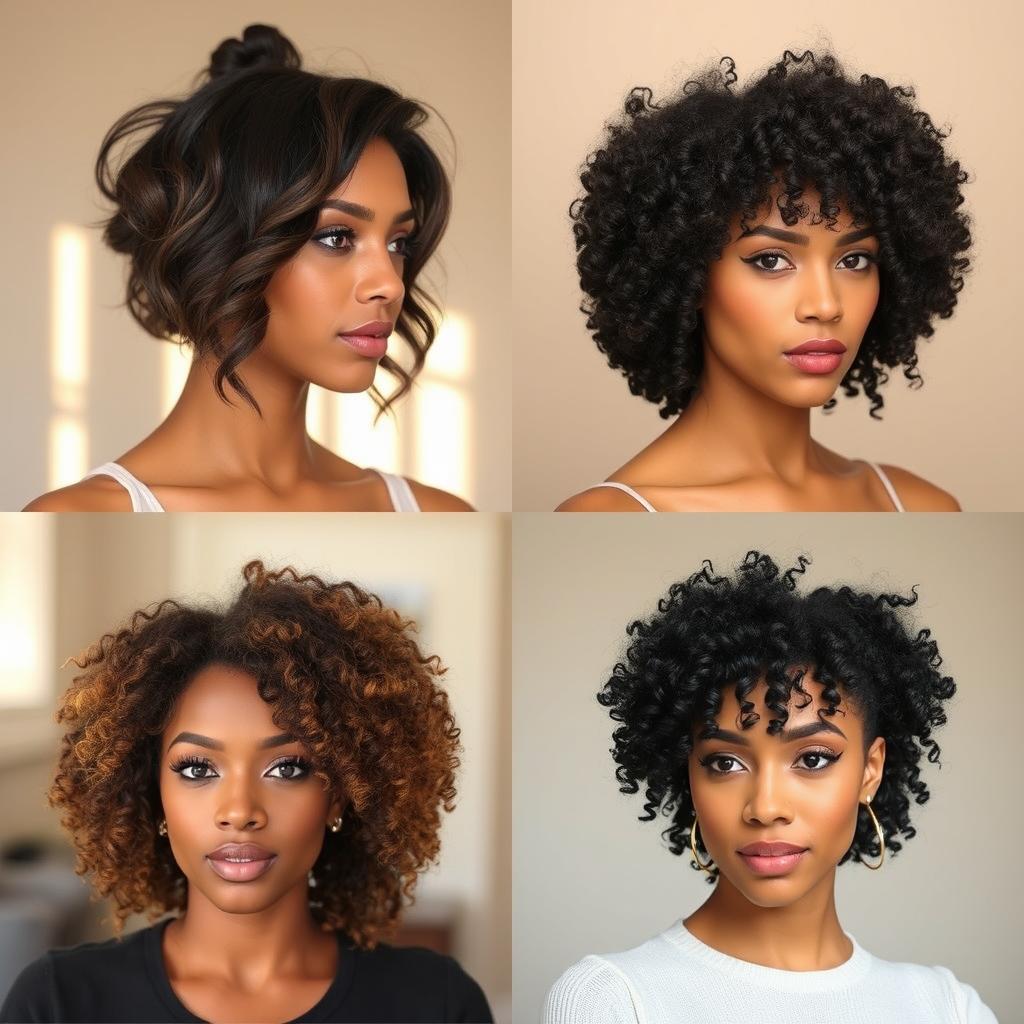 مدلهای مو با بافت طبیعی