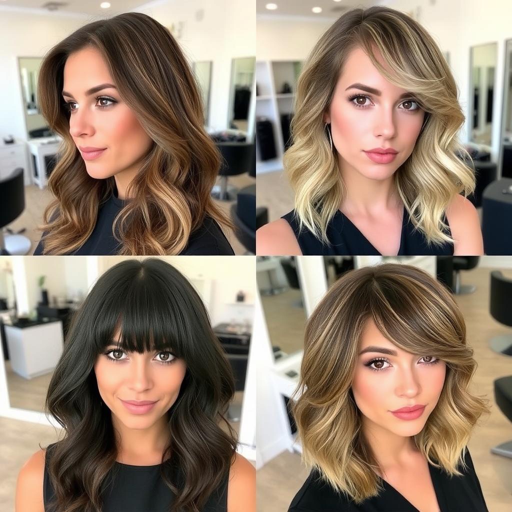 مدل مو برای صورت مربعی