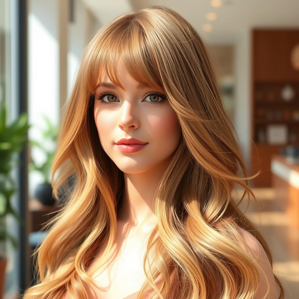 نحوه آرایش چتری برای صورت قلبی
