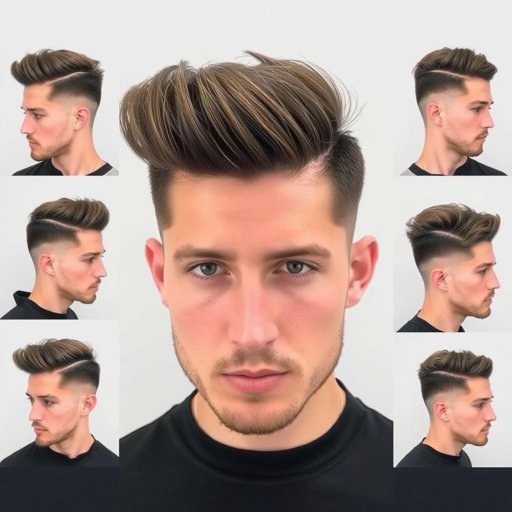 مدلهای مو مردانه برای صورت لوزی شکل