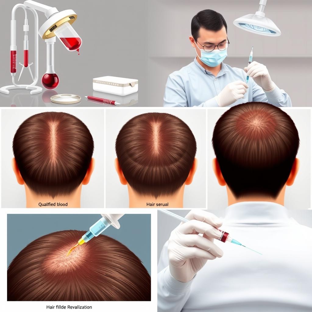 مراحل انجام پی آر پی مو در کلینیک