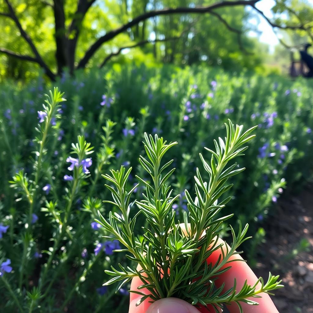 تاثیر رزماری بر رشد و تقویت مو