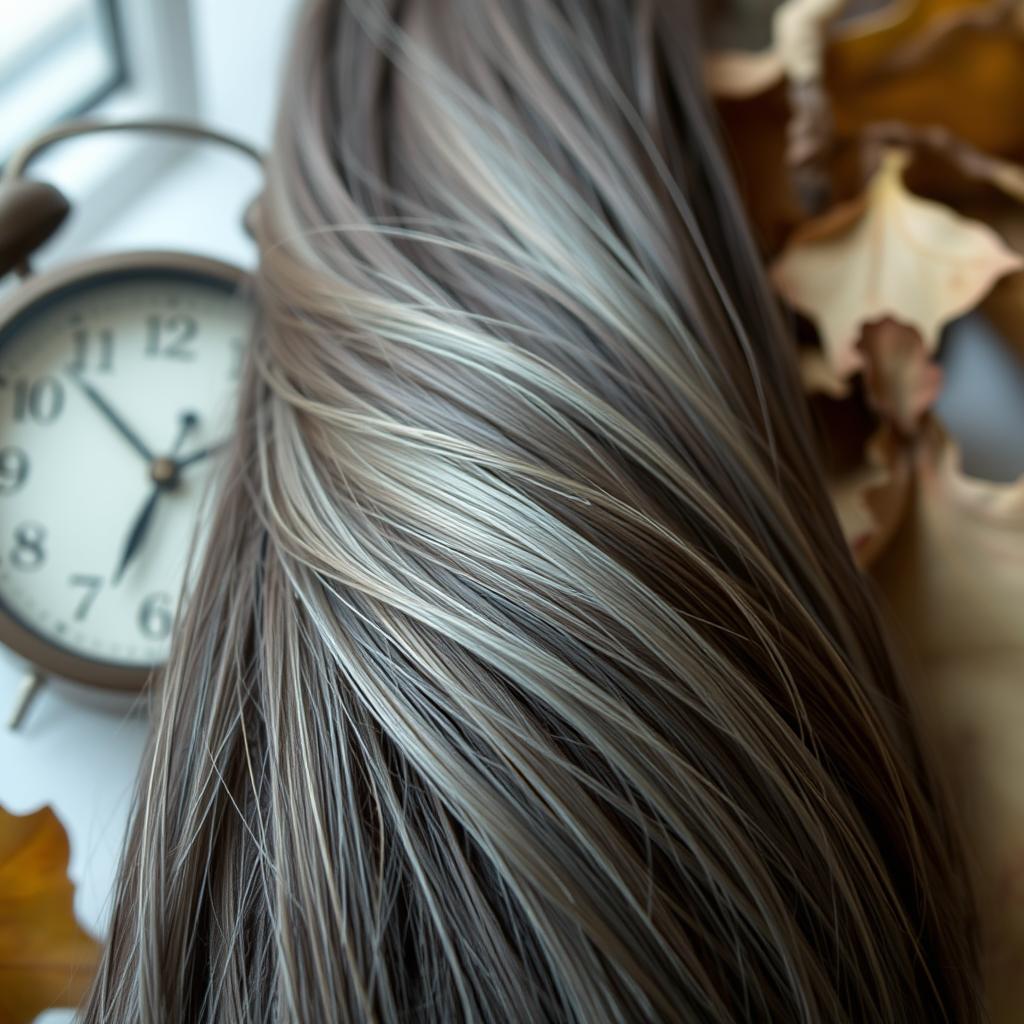 فرآیند طبیعی سفید شدن مو