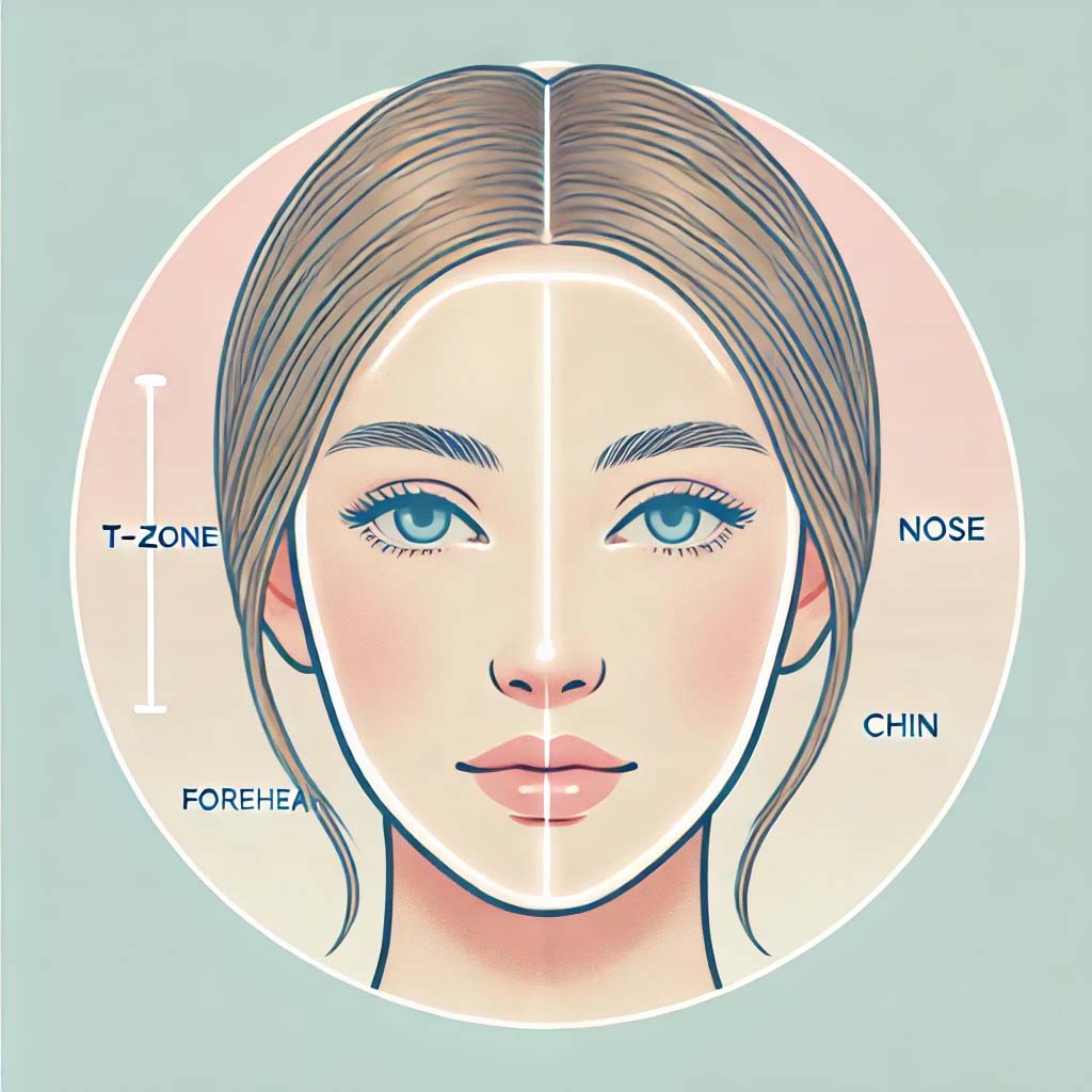 مراقبت از منطقه T پوست چگونه است؟