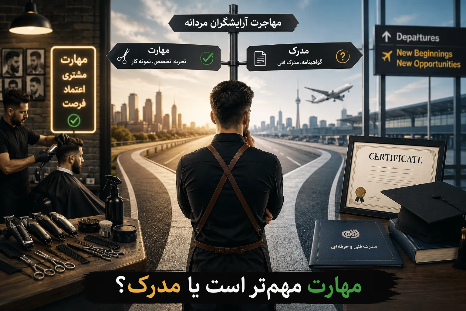 بهترین کشور ها برای مهاجرت آرایشگران مردانه در ۲۰۲۶ | بررسی درآمد واقعی و شرایط کار
