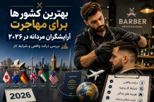 کدام کشورها بیشترین تقاضا را برای آرایشگران مردانه دارند؟
